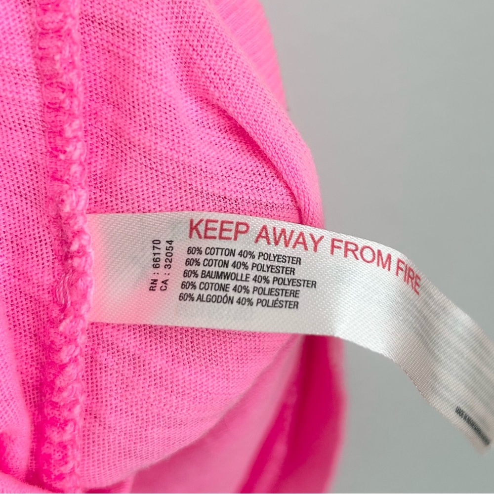 Free People Movement Logo Reflective Love Pink Tank Top - Picture 4 of 4